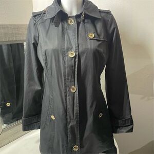 COPY - Michael Kors Women's Black long Trench Coat Size S